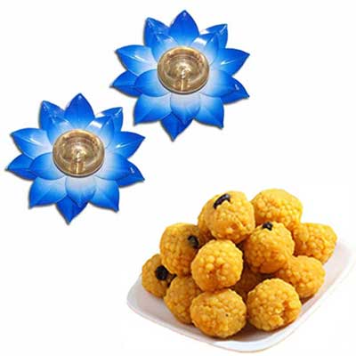 "Lilies and Carnations Flower basket (Krish) - Click here to View more details about this Product
